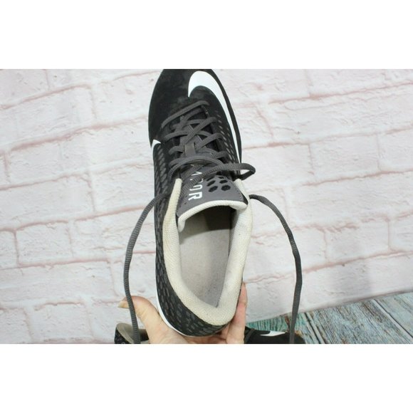 Nike Ultrafly 2  Black Nylon Lace up Soccer Cleats Sneakers Shoes Size 12 - Picture 7 of 9